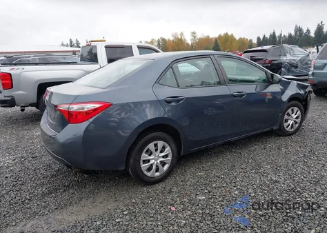 2014 Toyota Corolla L z USA, uszkodzony, nr VIN 2T1BURHE2EC070873